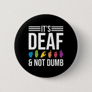 Niet dom ronde button 5,7 cm