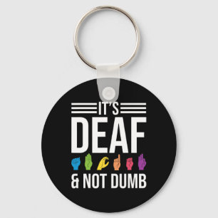 Niet dom sleutelhanger