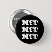 Niet dood, niet dood ronde button 5,7 cm (Voorkant /achterkant)