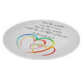 Niet door Might - Zechariah 4:6 Snijplank (Hoek)