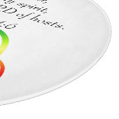 Niet door Might - Zechariah 4:6 Snijplank (Hoek)