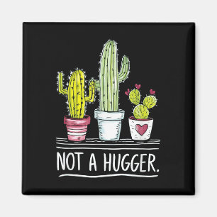 Niet echt een hugger cactus grap magneet
