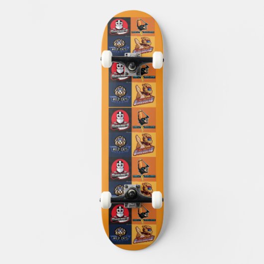 NIET ECHTE LOGO'S SKATEBOARD (Voorkant)
