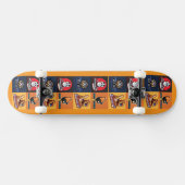 NIET ECHTE LOGO'S SKATEBOARD (Horizontaal)