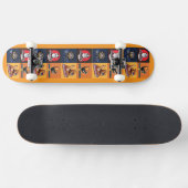 NIET ECHTE LOGO'S SKATEBOARD (Horizontaal)