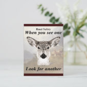 Niet Één Hert Briefkaart (Staand voorkant)