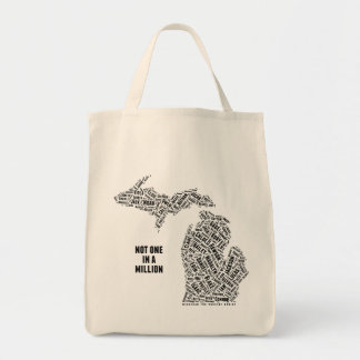 Niet één in een miljoen Michigan Tote Bag