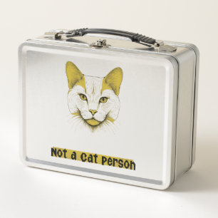 Niet een kattenliefhebber lunchbox