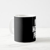 NIET EEN MORGEN PERSOON Koffie Muggen Koffiemok (Voorkant links)