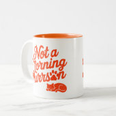 Niet een Morning Purrson Funny Cat Mok (Voorkant links)