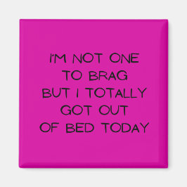 Niet één om op te hangen magneet