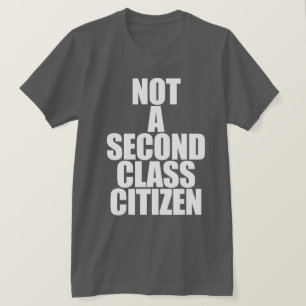 NIET EEN TWEEDE BURGER VAN DE KLASSE T-SHIRT