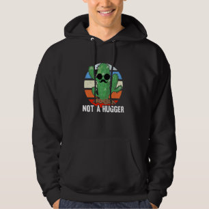 Niet een Vintage zonder hugs Retro Introvert Funny Hoodie
