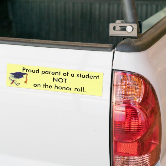 NIET-eren Bumpersticker (Op Truck)