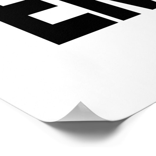 Niet erger dan een wack EMCEE! Poster (Hoek)