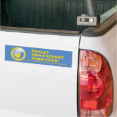 NIET-FACTORY BOERDERIJ EGG BUMPERSTICKER (Op Truck)
