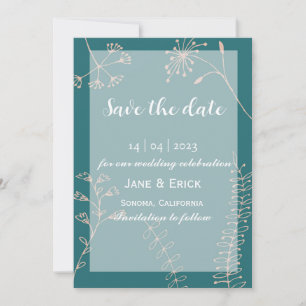 Niet-foto eenvoudig groen, wild ventilator save the date