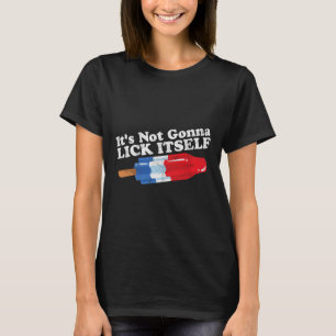 Niet gaan likken zichzelf grappige ijsje 4 juli g t-shirt