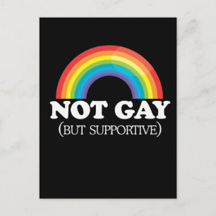 NIET GAY BRIEFKAART