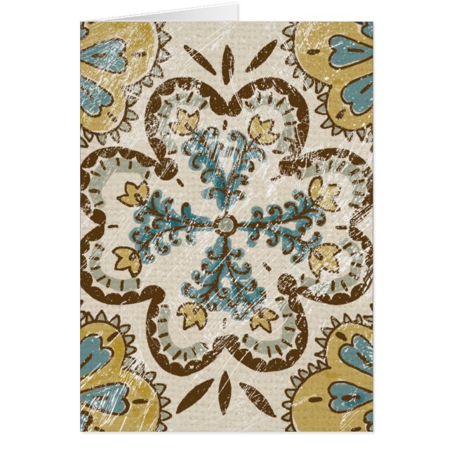 Niet-gebluste batik Square II (Voorkant)