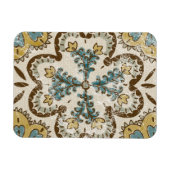 Niet-gebluste batik Square II Magneet (Horizontaal)