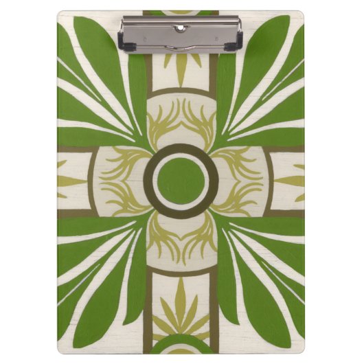 Niet-gebluste palmmotif I Klembord (Voorkant)