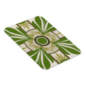 Niet-gebluste palmmotif I Magneet (Rechterzijde)