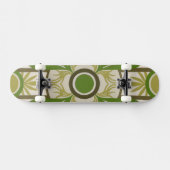 Niet-gebluste palmmotif I Skateboard (Horizontaal)