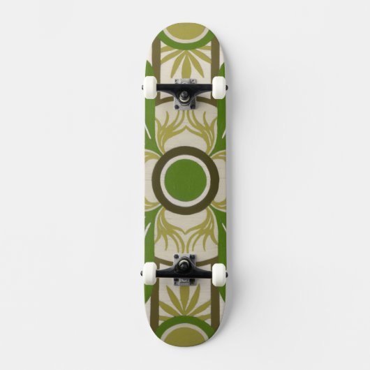 Niet-gebluste palmmotif I Skateboard (Voorkant)