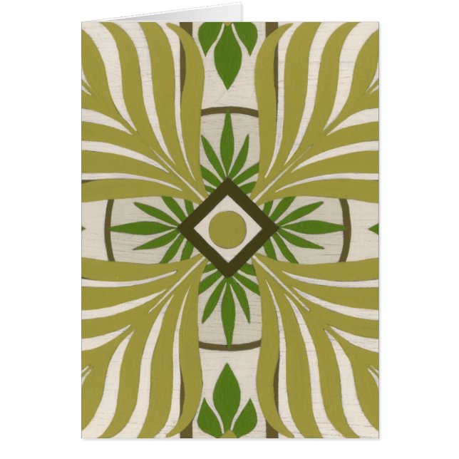 Niet-geborduurde palmmotif II (Voorkant)