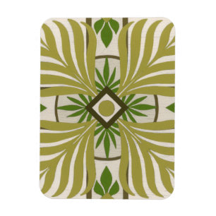 Niet-geborduurde palmmotif II Magneet