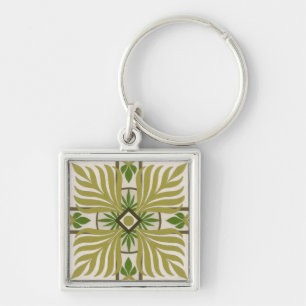 Niet-geborduurde palmmotif II Sleutelhanger