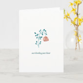 Niet gebroken gewoon gebogen citaat kaart (Gele Bloem)