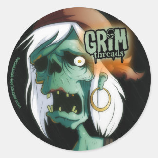 Niet-gecharterde zwemwateren ticker ronde sticker