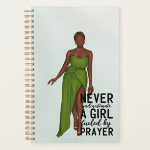Niet-gedateerde Inspirerend zwarte-meisjesplanner Planner