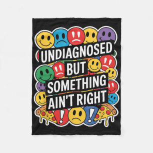 Niet gediagnosticeerd maar er is iets mis komisch  fleece deken