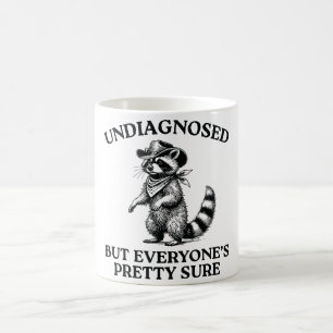 Niet gediagnosticeerd maar iedereen is er vrij zek koffiemok