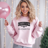 Niet gediagnosticeerd, maar iets dat juist wit en  trui