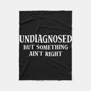 Niet gediagnosticeerd maar iets klopt niet grappig fleece deken