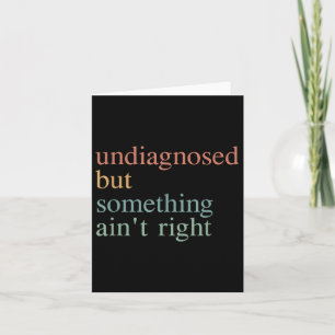 Niet gediagnosticeerd, maar sint-right geestelijke kaart