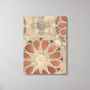 Niet-geëmailleerd Marrakesh Design I Canvas Afdruk