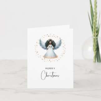 Niet-gefotografeerde gevouwen kerstkaart Zwarte En Feestdagen Kaart