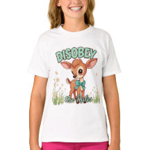 Niet gehoorzamen aan de regels Edgy Design Tshirt