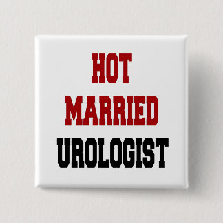 Niet-gehuwde uroloog vierkante button 5,1 cm