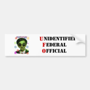 Niet geïdentificeerde Federale Ambtenaar Bumpersticker