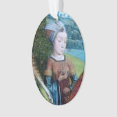 Niet-geïdentificeerde maagd martyr [St. Cecilia(?) Ornament (voorkant)