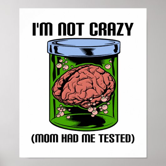 Niet gekwetst, grappig Poster (Voorkant)