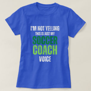 Niet geleken voetbal coach Stem vreemde groene tex T-shirt