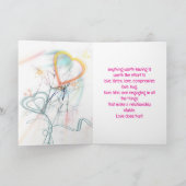 NIET GEMAKKELIJK ~ MAAR AF EN TOE LIEFDE KAART (Binnen)