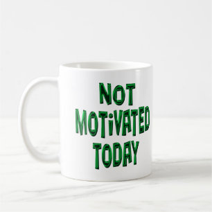 Niet gemotiveerd koffiemok